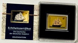 2019 - Coin | Coin Kruzenshtern Fine Gold 999/1000 | Fine Gold 999/1000