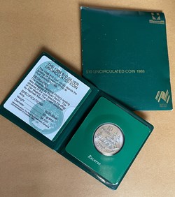 1988 - $10 BICENTENARY UNC SILVER COIN. ROYAL AUSTRALIAN MINT