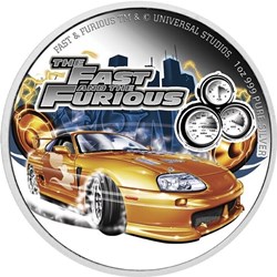 2023 - Fast and Furious ™ Niue 1 Oz Silber PP / Proof Color mit OVP