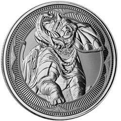 2023 - 1 oz Gibraltar War Elephant Silver Coin (BU) .999 Fine Silver
