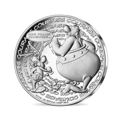 2022 Astérix - Well struck characters Courage - 10€ Silver Coin