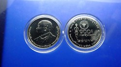 2018 - 20 baht coin 100 years of Thai public health with cartridge