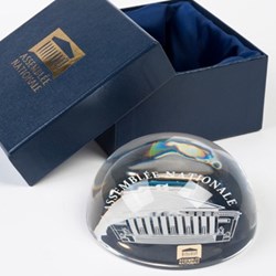 Assemblee nationale Crystal paperweight
