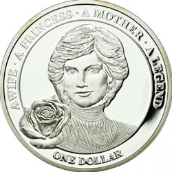 2011 - NIUE ISLAND, 1 DOLLAR LADY DIANA