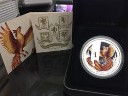 2013 - 2014 Mythical Creatures Silver Proof 5 Coin set