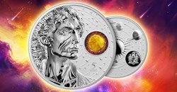 2023 - Malta Copernicus 1 oz Silver 999.9 5 Euro Color in Original Folder BU