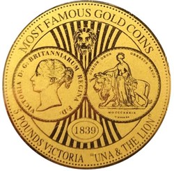 2022 - 999 Gold 1/200oz Coin 5 Pound Victoria Coin Niger 100 Francs Fine Gold