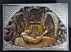 2022 - HELL 3D Pavement Illusions Street Art 1 Oz Silver Niue