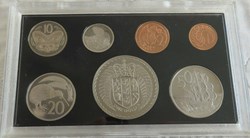 1971 - New Zealand 7 coin proof year set