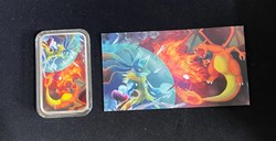 Fire Charizard Vs. Lucario Battle Pokémon Trading Card 1 tr. oz .999 Silver Bar