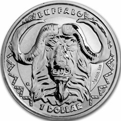 2023 - 1 oz 999 Silver Big Five Buffalo Sierra Leone ST/BU Silver Coin