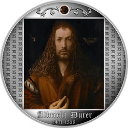 2021 - Self Portrait at Twenty Eight Albrecht Dürer Silver Coin CFA Cameroon