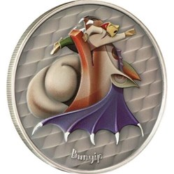 2023 - Bunyip World of Cryptids 1 oz Antique Finish Silver Coin 2$ Niue