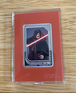 2023 Niue Star Wars Mint Trading Coins -Darth Sidious Uncommon Mintage (114/150)