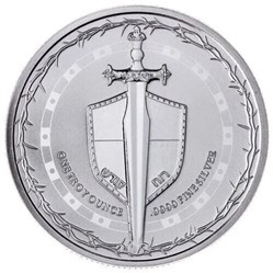 2023 - Sword of Truth 1oz Silver 9999 Niue $2 ST / BU *Truth Series*