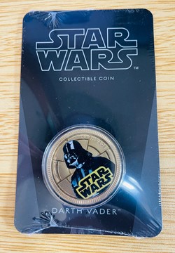 2011 - NZ Mint NIUE Star Wars Darth Vader gold plated coin