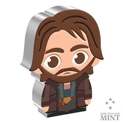 2022 - Niue Star Wars Rebel Alliance Cassian Andor 1oz Silver Chibi Coin