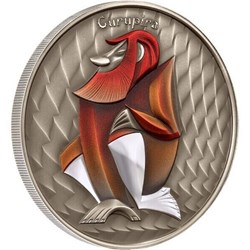 2023 - Curupira World of Cryptids 1 oz Antique finish Silver Coin 2$ Niue