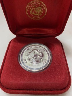2000 1/2 Oz 999 Silver Coin - Australian Perth Mint