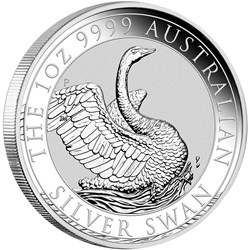 2020 Swan Australia 1 oz Silver Coin 1 Dollar Silver 9999 *St/Bu*