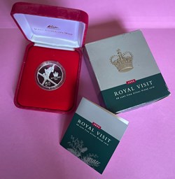 2000 - Royal Australian Mint Royal Visit 50 Cent Fine Silver Proof COA