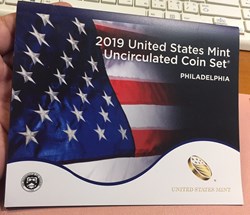 2019 - United States Mint Uncirculated Coin Set Philadelphia Mint