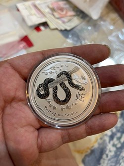 2013 Australia Lunar Snake Silver Coin 2oz