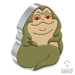 2023 - Niue Star Wars Jabba the Hutt Mega Chibi 2oz Silver Proof Coin
