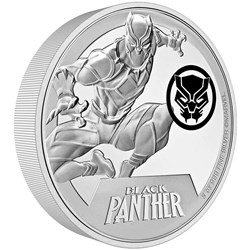 2023 - Niue 10 $ Black Panther™ Marvel™ Classics (3.) 3 Oz Silber 999 PP mit OVP
