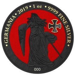 2019 Germania Iron Cross 1oz Silver BU Coin
