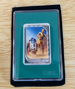 2023 Niue Star Wars Mint Trading Droids! C-3PO & R2D2 1 oz 999 Silver 116/250