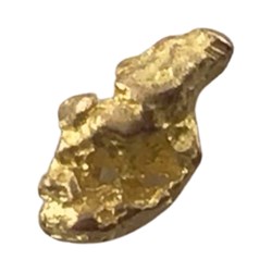 0.38 grams Natural Native Australian Solid High Quality Alluvial Gold Nugget