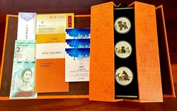 2018 NIUE Island Golden Dog Blessing 3-Coin Sets - 1oz × 3