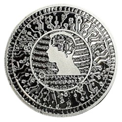 2010 - Bitcoin NEW DESIGN .999 Silver Bitcoin