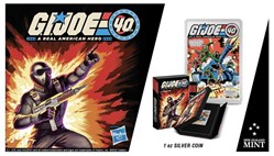 2022- G.I. Joe 40th Anniversary 1oz Silver Coin Low mintage 1982