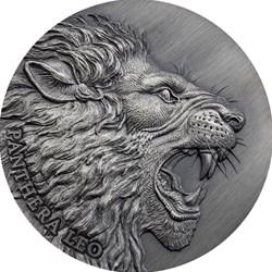 2020 - Panthera Leo Expressions of Wildlife 2 oz Silver Coin CFA Cameroon