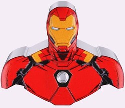 2023 - 1 oz Silver Niue Proof Shape - IRON MAN - Tony Stark - Avengers