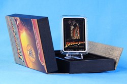 2023 - Indiana Jones ™ Tempel des Todes™ 1 Oz Silber Color Niue 2 $ mit OVP