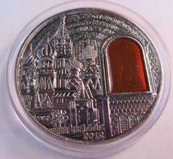 2012 MOSCOW KREMLIN REPUBLIC OF PALAU LARGE MEDALLION WITH CAPSULE