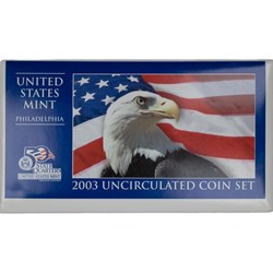 2003 - United States Mint Uncirculated Coin Set Philadelphia Mint