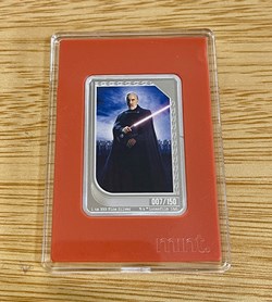2023 Niue Star Wars Mint Trading Coin Card Count Dooku 1 oz silver 7/150
