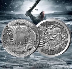 2022 - Valhalla Vikings 1 oz .999 Fine Silver Round Odin Owns Ye BERSERKERS BACKORDER