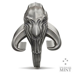 2023 Niue Star Wars Mandalorian Mythosaur 5oz Silver Antiqued Coin