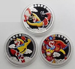 2016 Niue 3 x 1oz Silver Coins Set - Monkey King