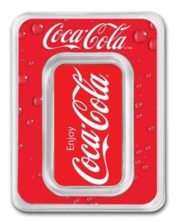Coca-Cola® 1 oz .999 Silver Colorized Bar In TEP Packaging