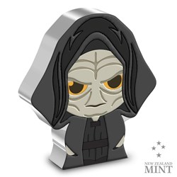 2022 Niue Star Wars Emperor Palpatine 1oz Silver Chibi Proof Coin