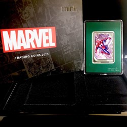 2023 Marvel Mint Trading Coins SPIDER-MAN 205/250 Limited Mintage