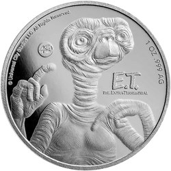 2022 - E.T. - The Extra-Terrestrial™ - 40th Anniversary 1 Oz Silver