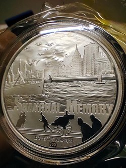2013 Shanghai Memory 1oz (proof) silver medallion