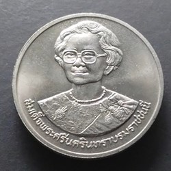 1990 - 10 baht coin, Gold Medal of Health for All, unused
